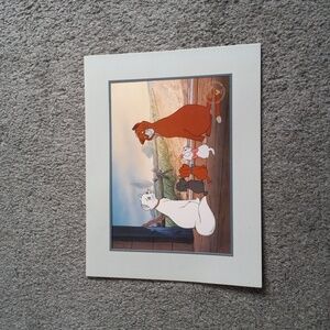 1996 Vintage The Aristocats Exclusive Commemorative Lithograph